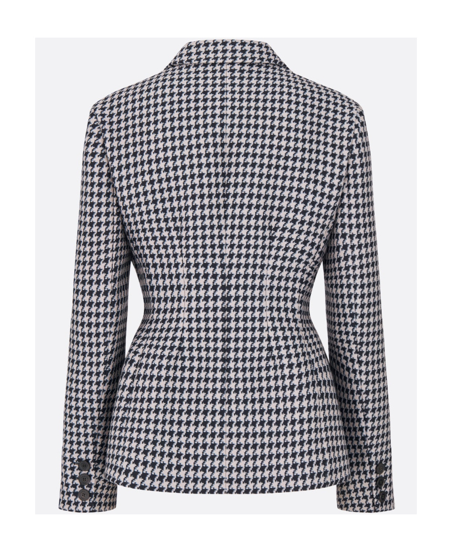 Dior Single-breasted Wool Suit Jacket In Black