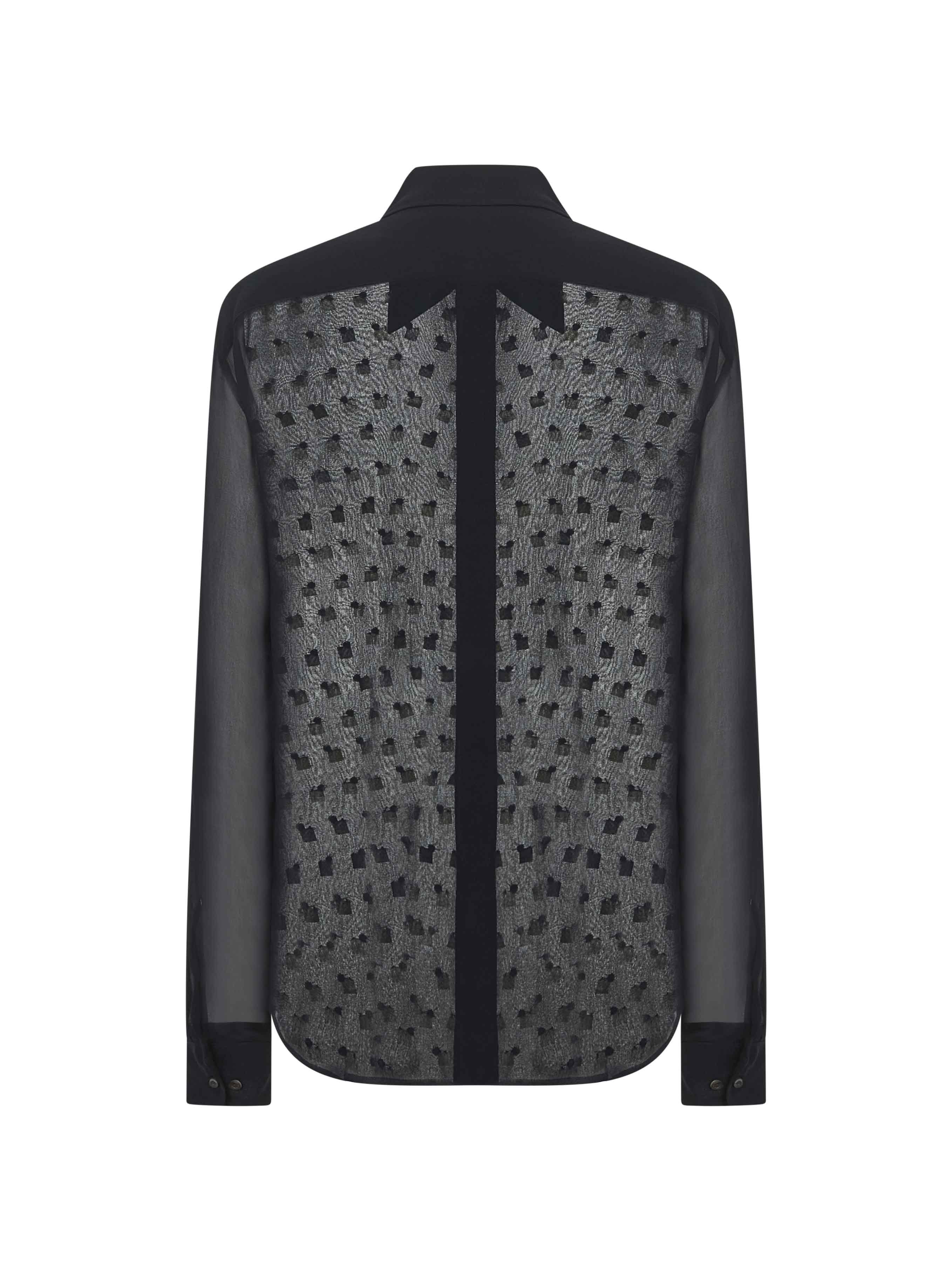 Dries Van Noten Long Sleeve Shirt In Black