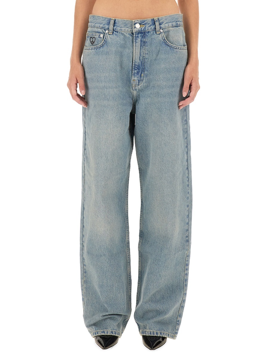 Moschino Jeans Denim Pants In Black