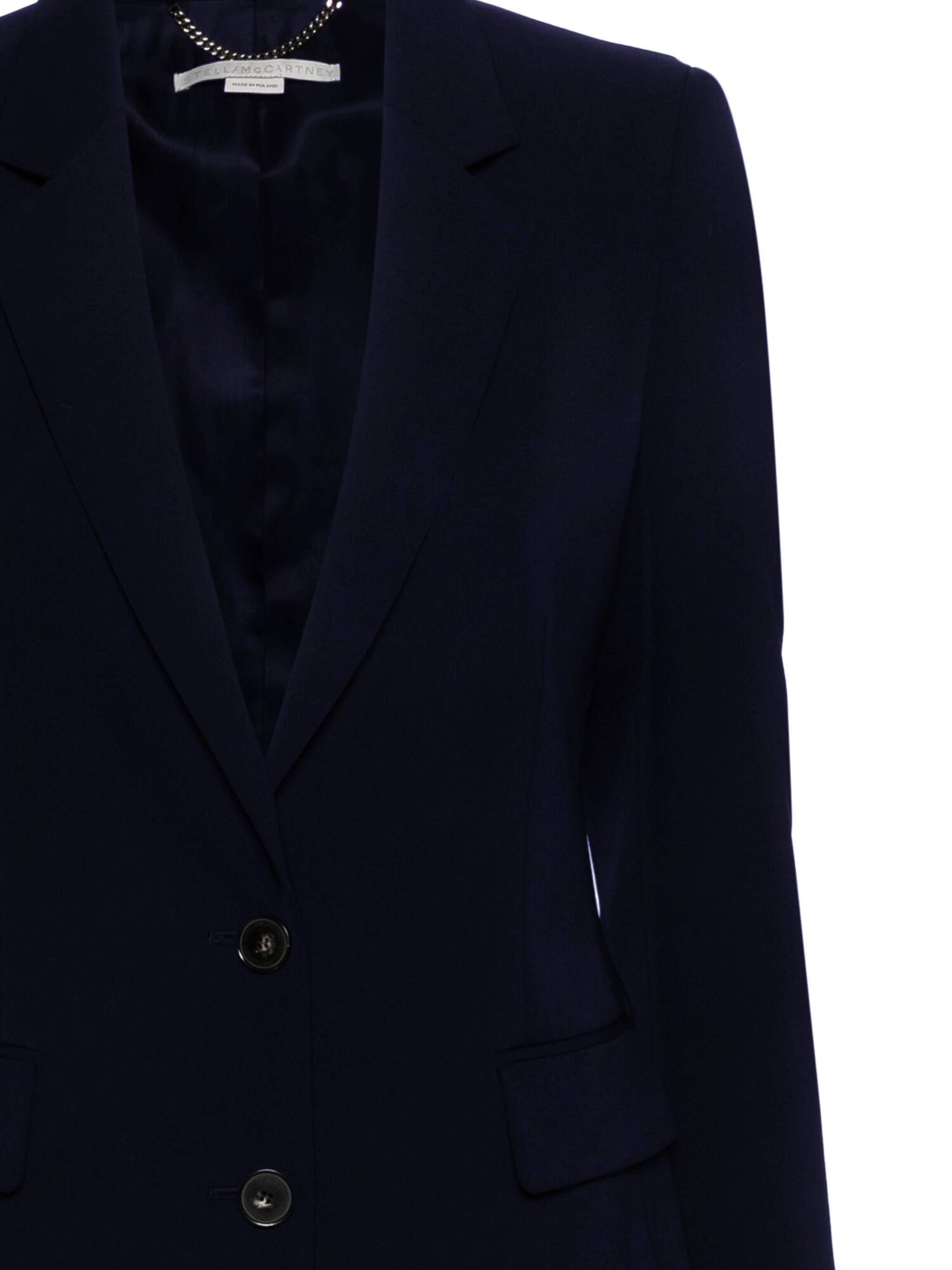 Stella Mccartney Single-breasted Tailored Blazer In Black