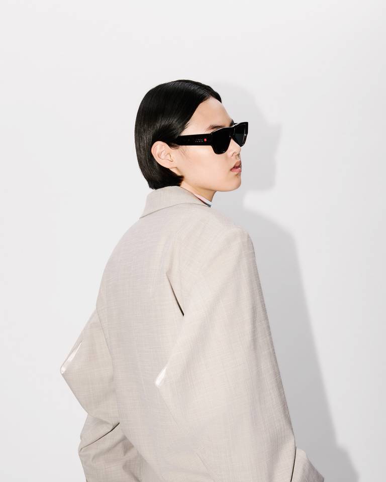 Kenzo Long-sleeved Wool Suit Jacket In Nude