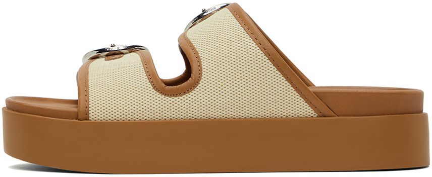 Rag & Bone Geo Buckle Platform Slippers