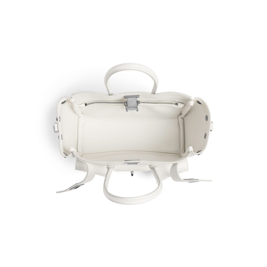 Balenciaga Women's Bel Air Carry All Bag Mini  In White