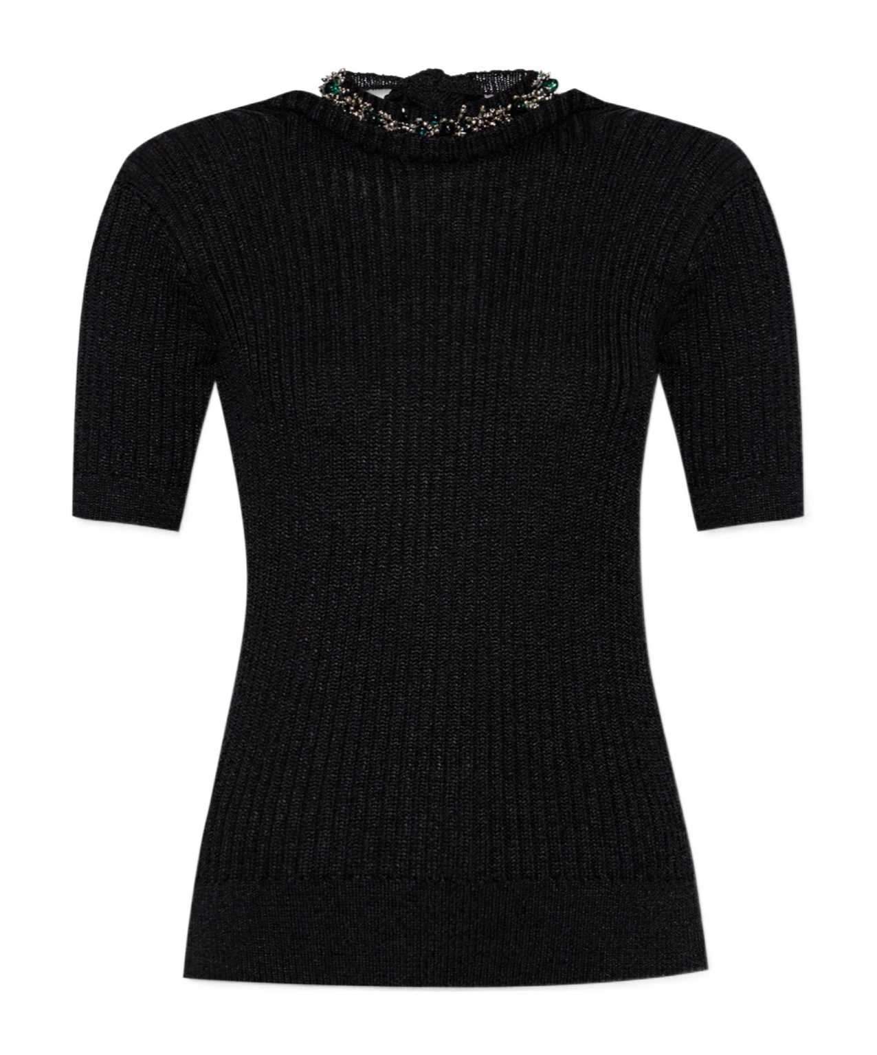 Shop Dries Van Noten Strap T-shirt In Black