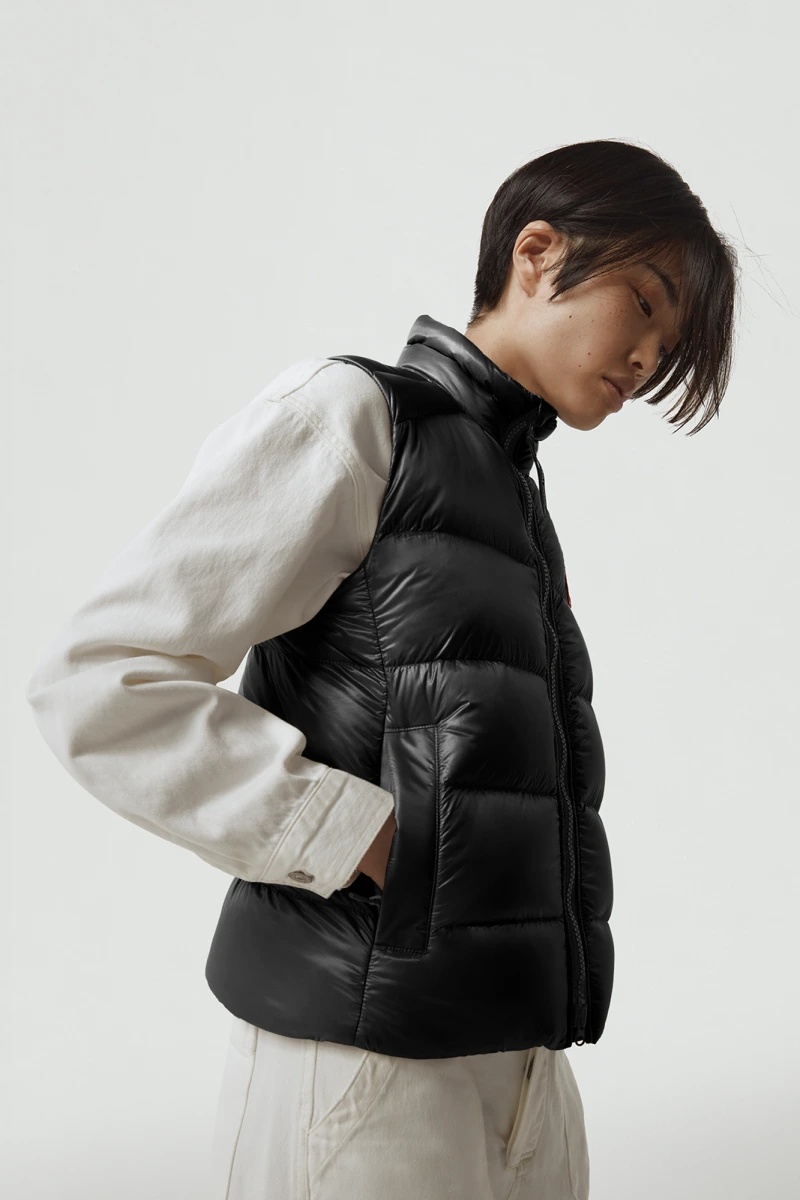 Shop Canada Goose Cypress Padded Gilet In Black