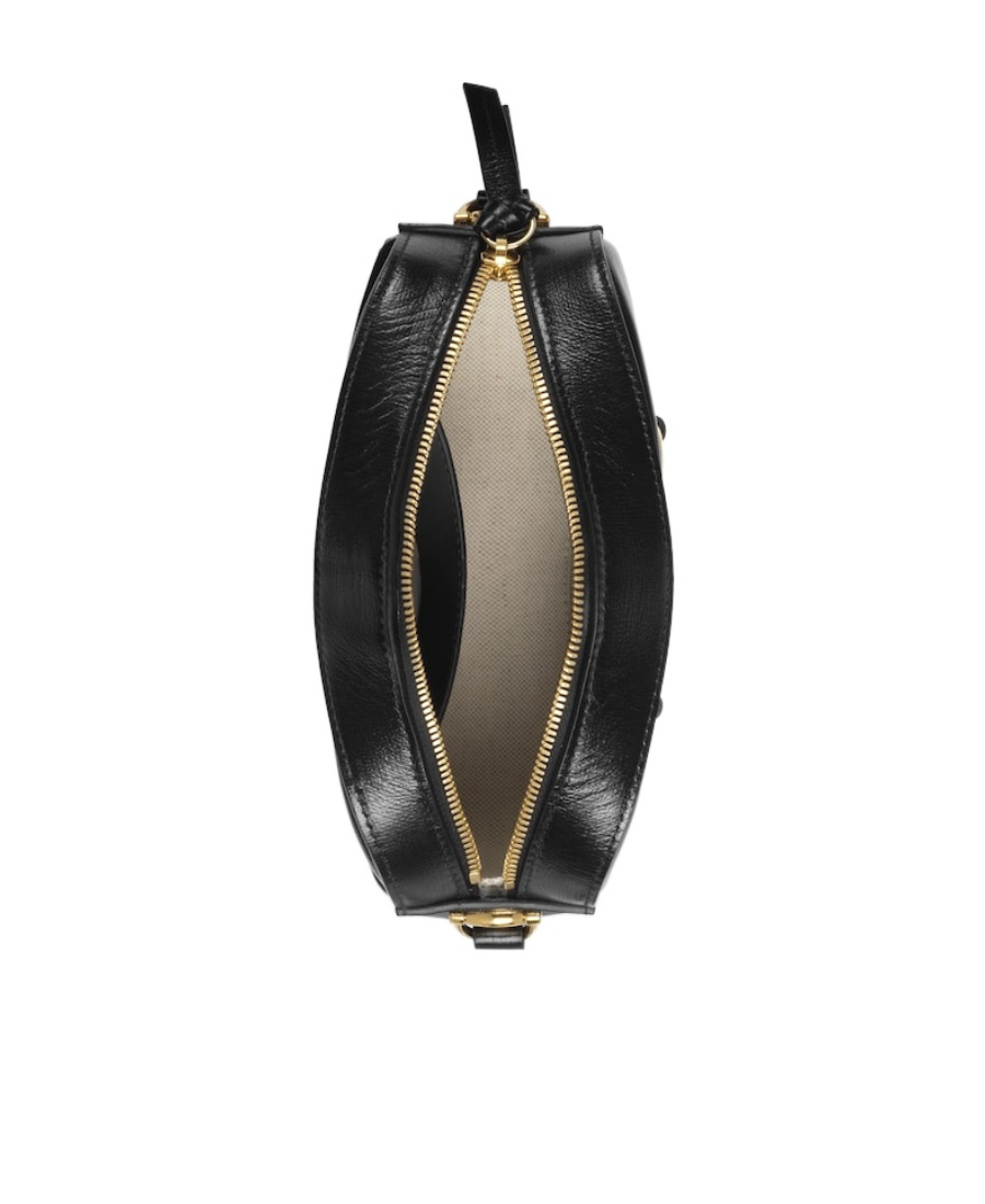 Gucci Small Horsebit 1955 Shoulder Bag In Black