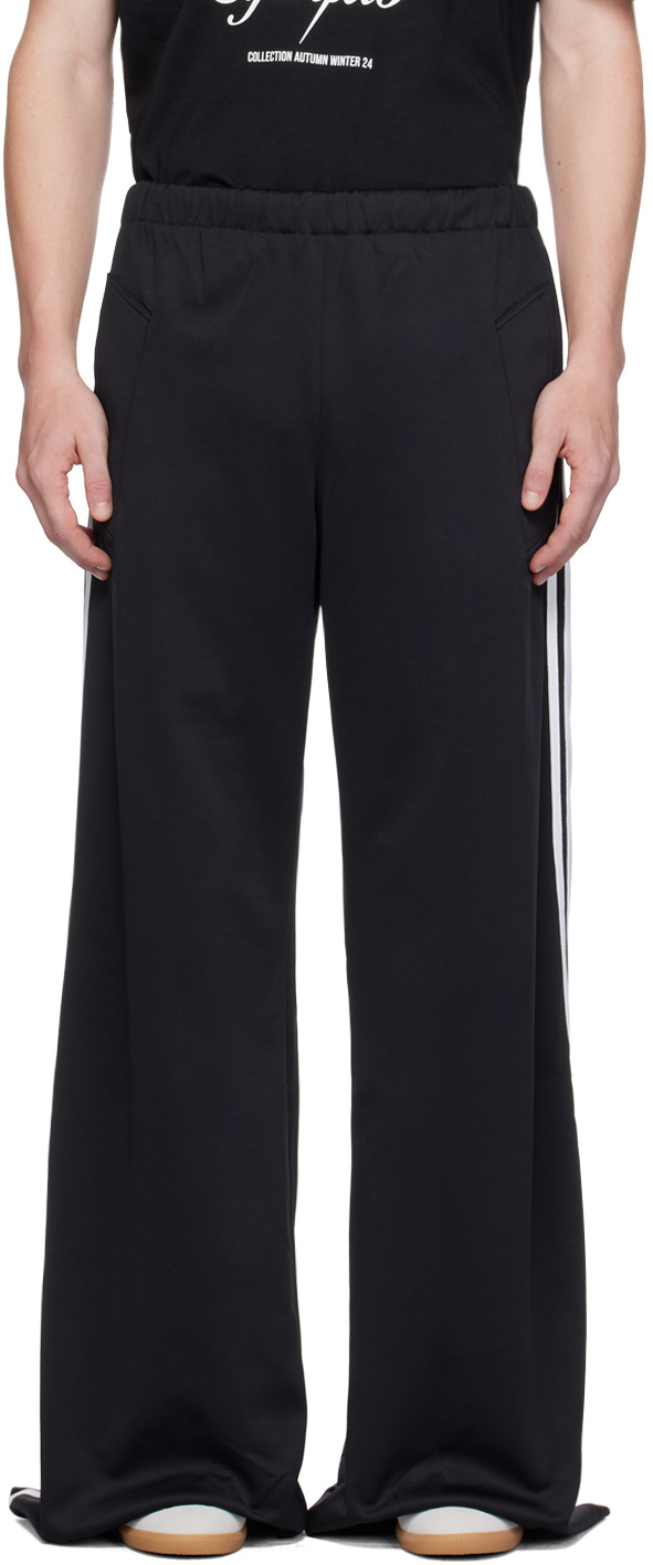 Egonlab Striped Sweatpants In Black