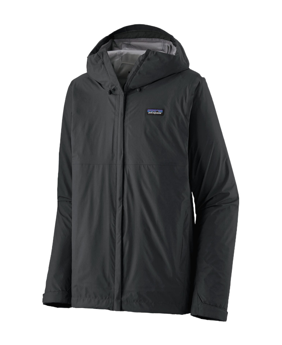 Shop Patagonia Long-sleeve Recycled Nylon Coat In Black