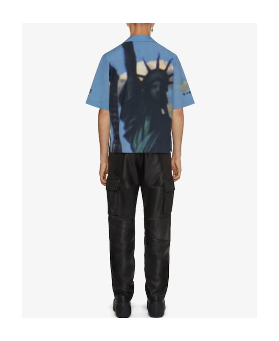 Givenchy Pattern Short-sleeved Shirt In Black