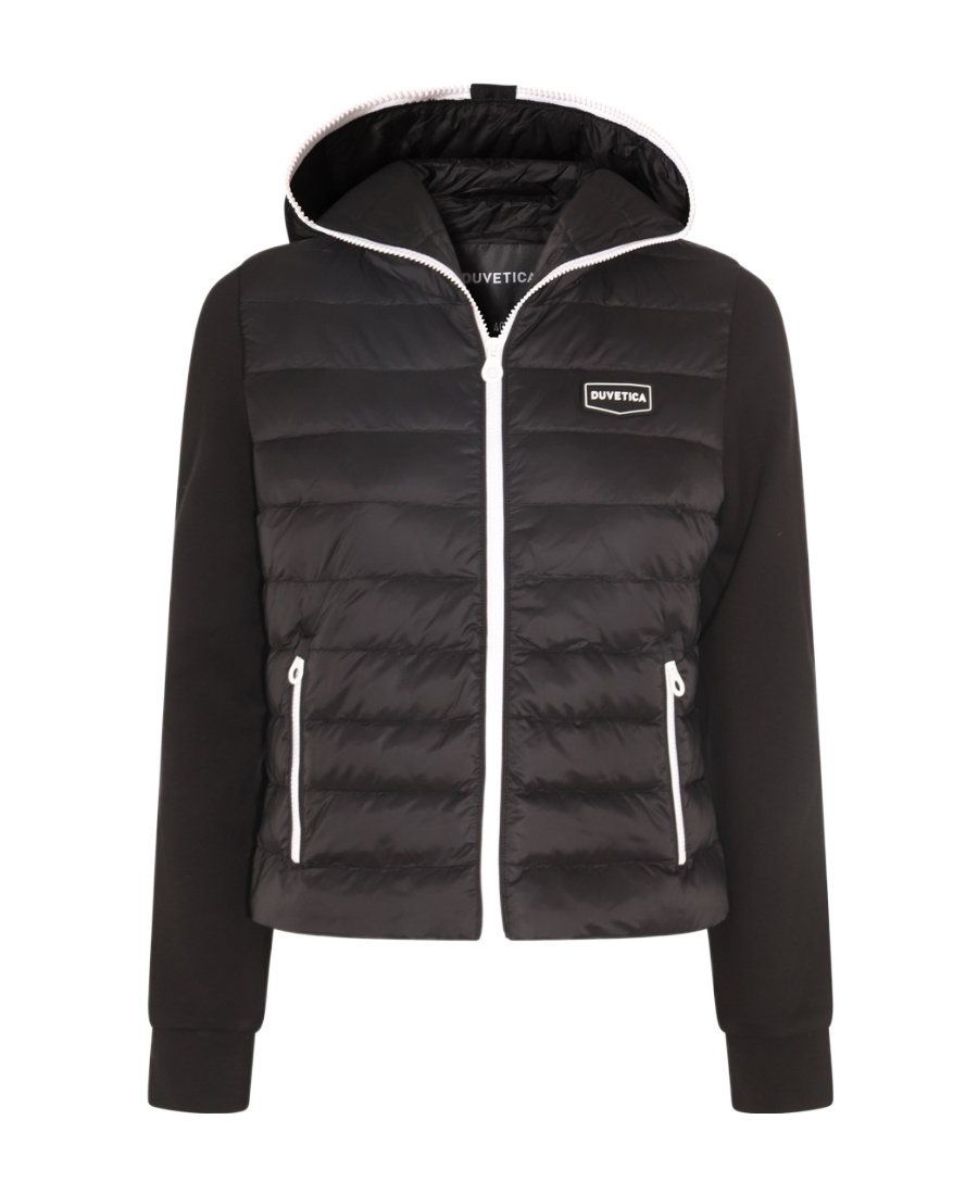 Duvetica Emblem Cotton Suit In Black