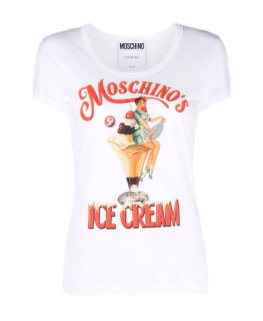 Moschino Camiseta - Blanco In White