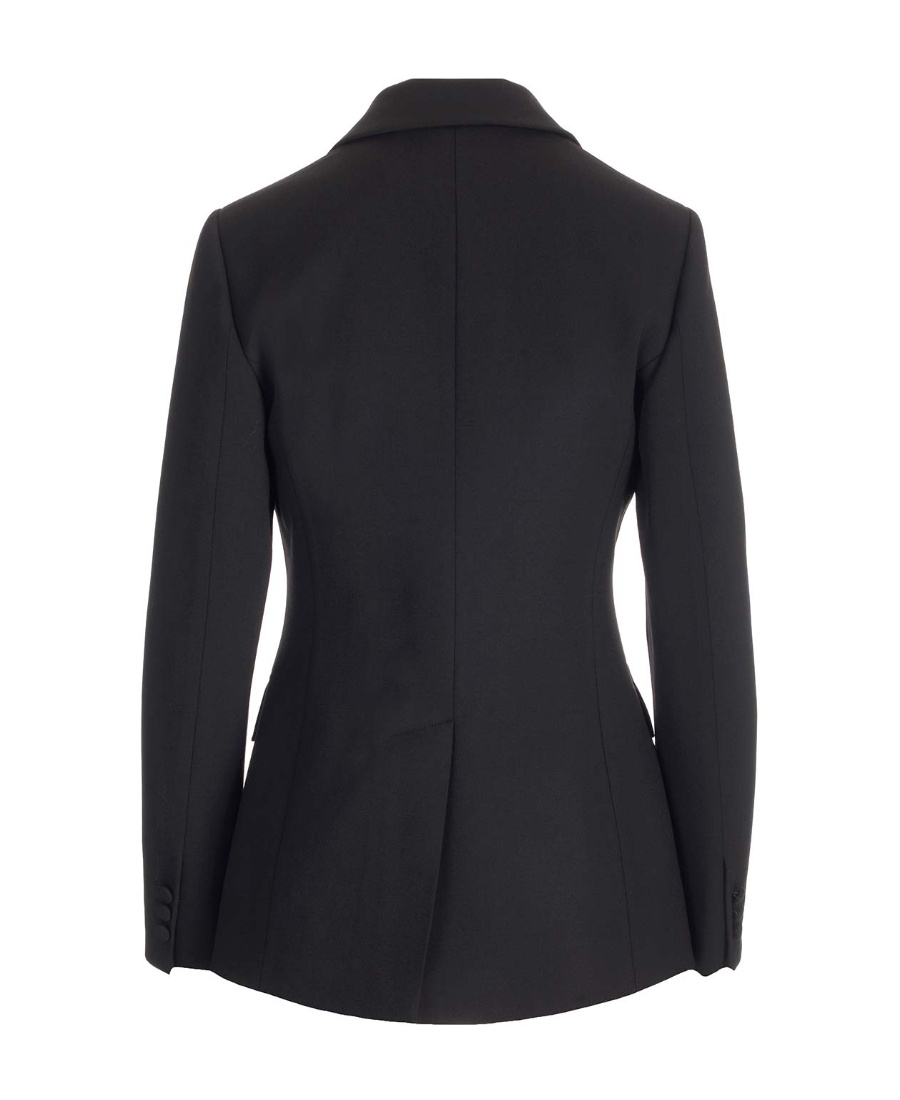 Shop P.a.r.o.s.h Liliuxy Single-breasted Blazer In Black