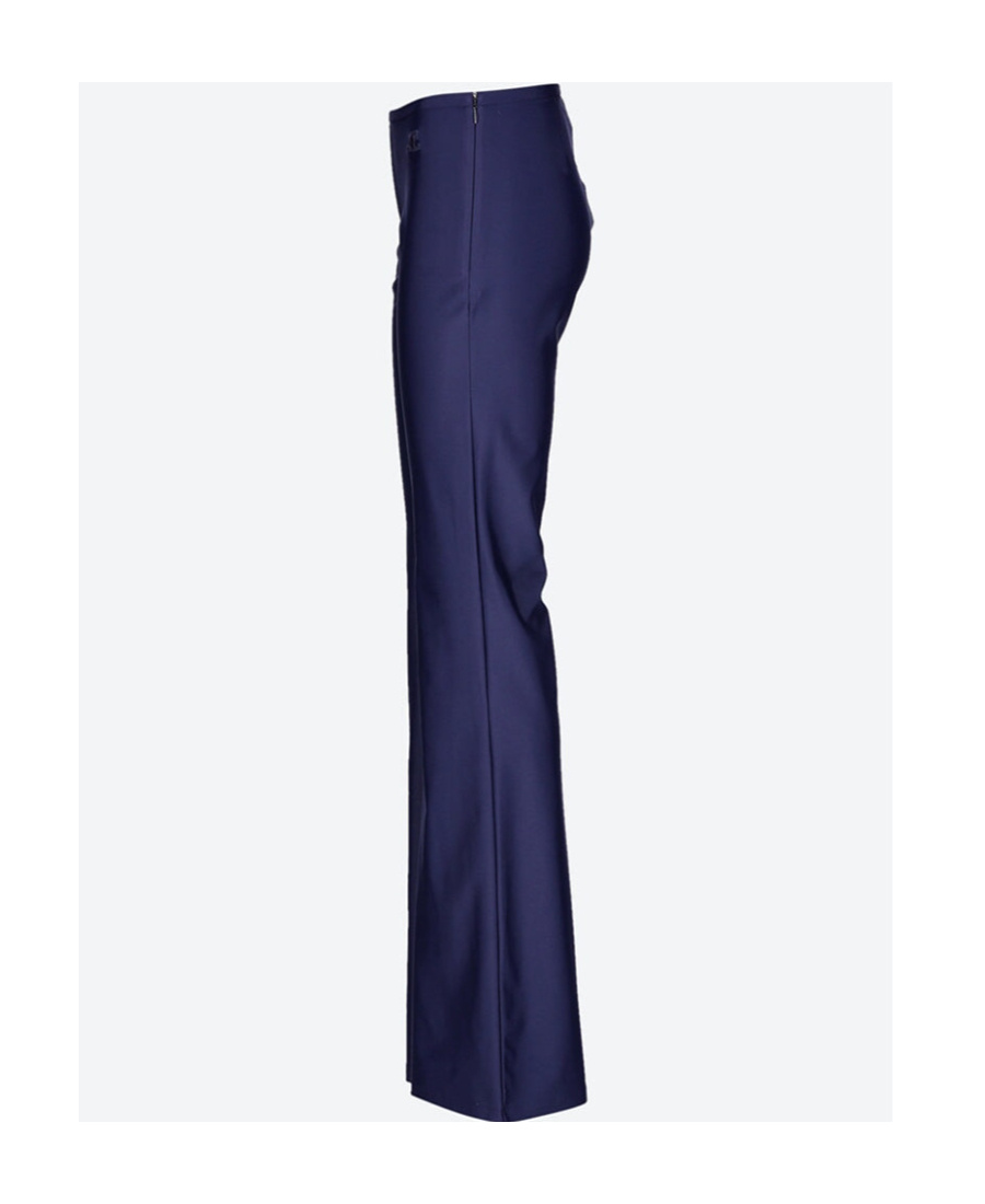 Shop Courrèges Logo Casual Pants In Black