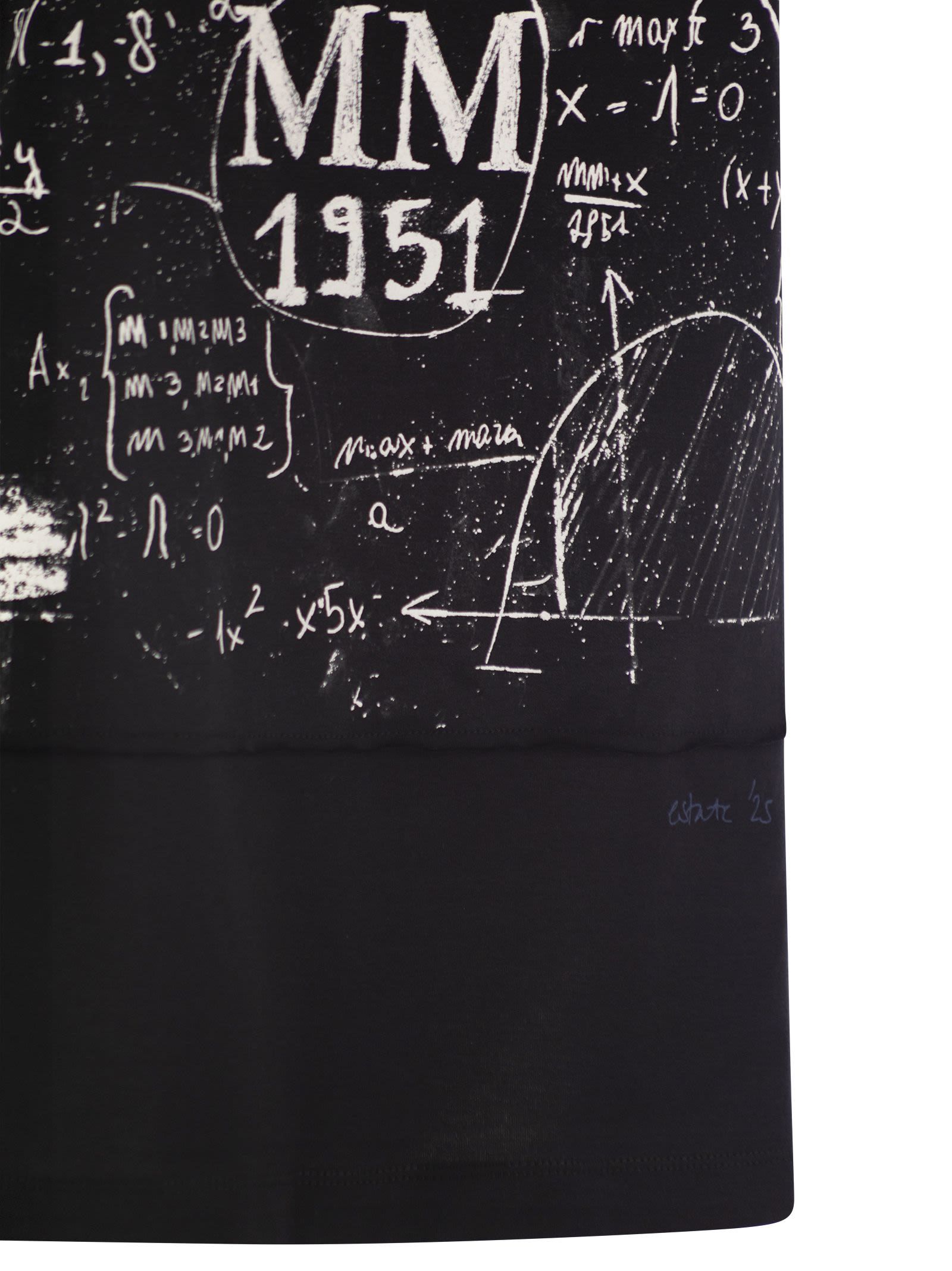 MAX MARA MAX MARA LOGO PRINTED CREWNECK T-SHIRT