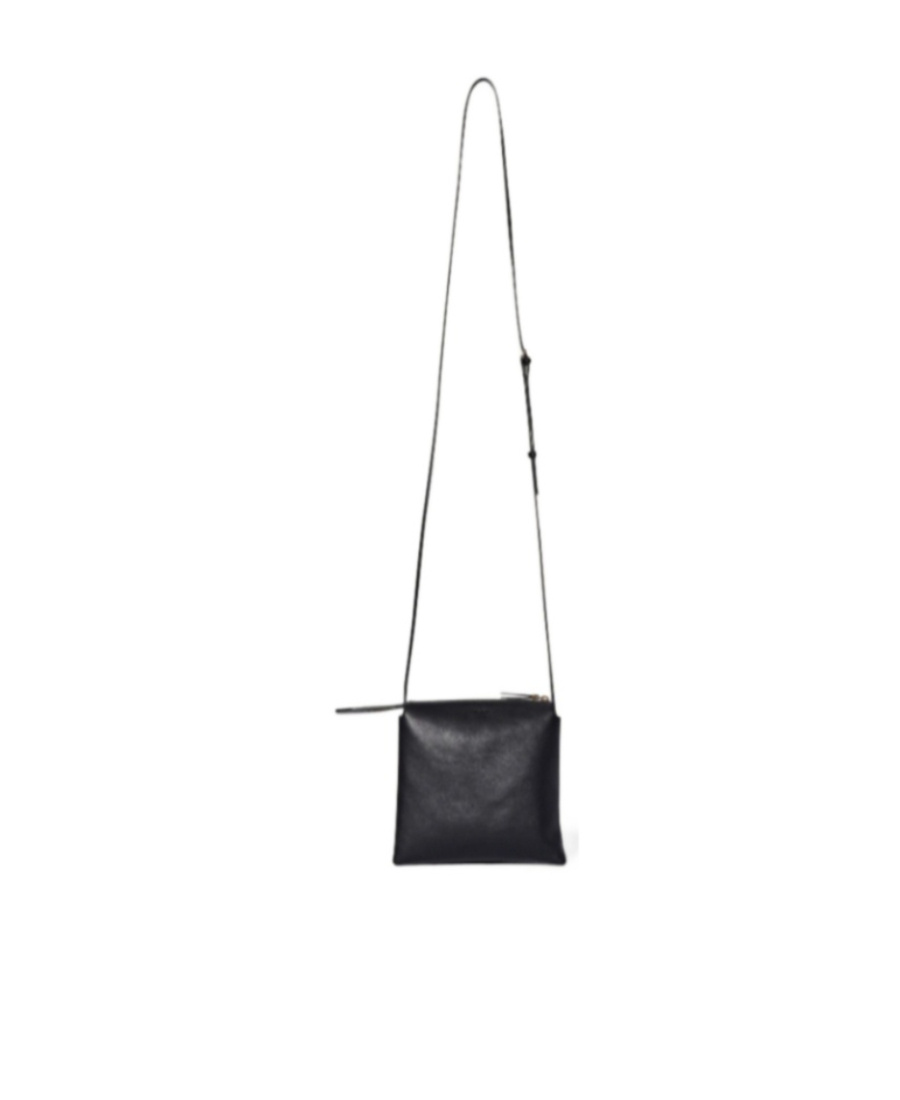 The Row Nu Mini Twin Shoulder Bag In Black