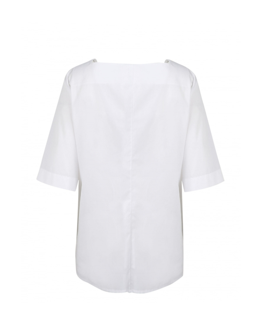 Givenchy Pleated Cotton Poplin Top