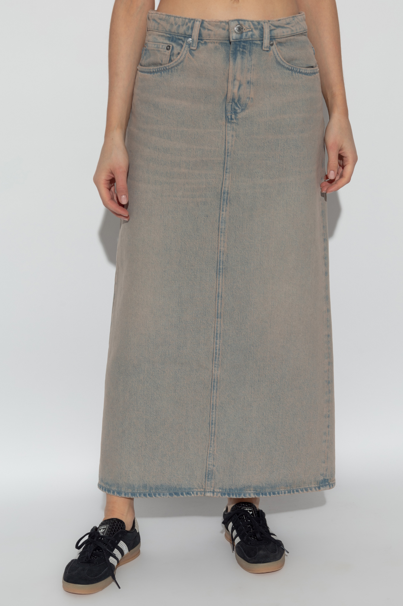 Samsoe & Samsoe Samsoe Samsoe Classic Denim Midi Skirt