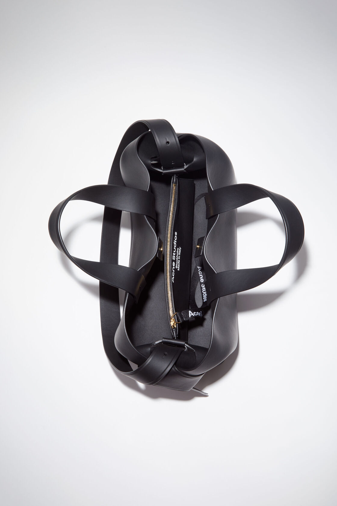 Acne Studios Knotted Shoulder Bag In Black