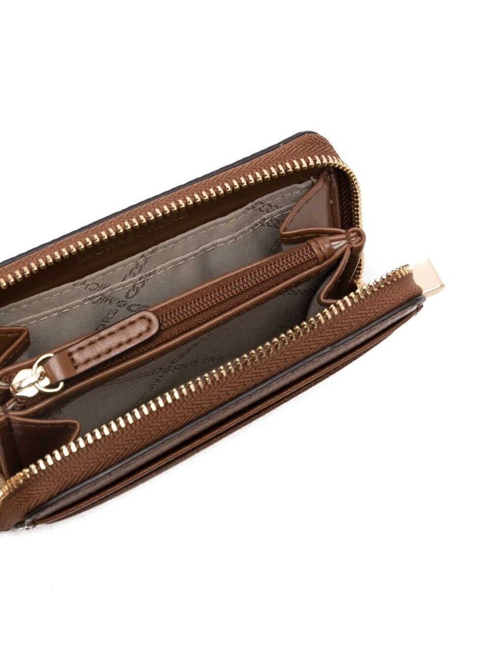 Michael Michael Kors Mini Continental Wallet In Brown