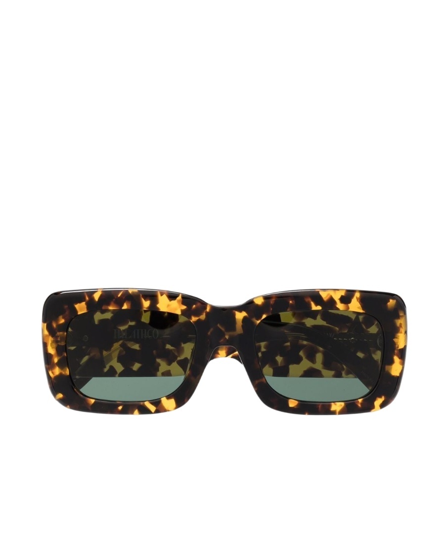 Attico Marfa Squared Acetate Sunglasses In Black