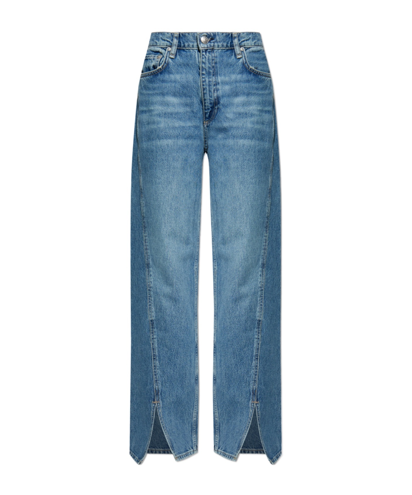 Rag & Bone Shea High Rise Relaxed Straight In Blue