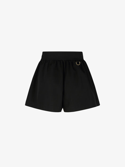 Givenchy Rings Detail Shorts In Black In Black