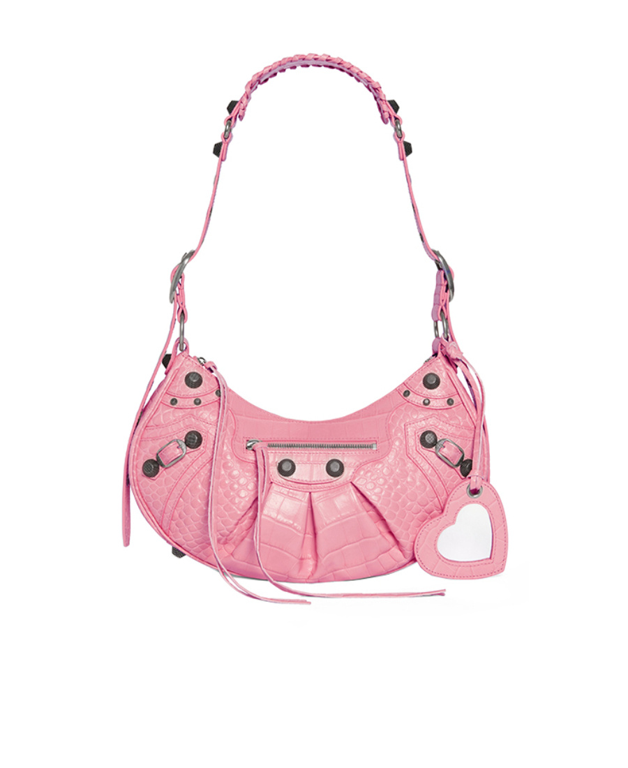 Balenciaga Le Cagole Shoulder Bag In Pink