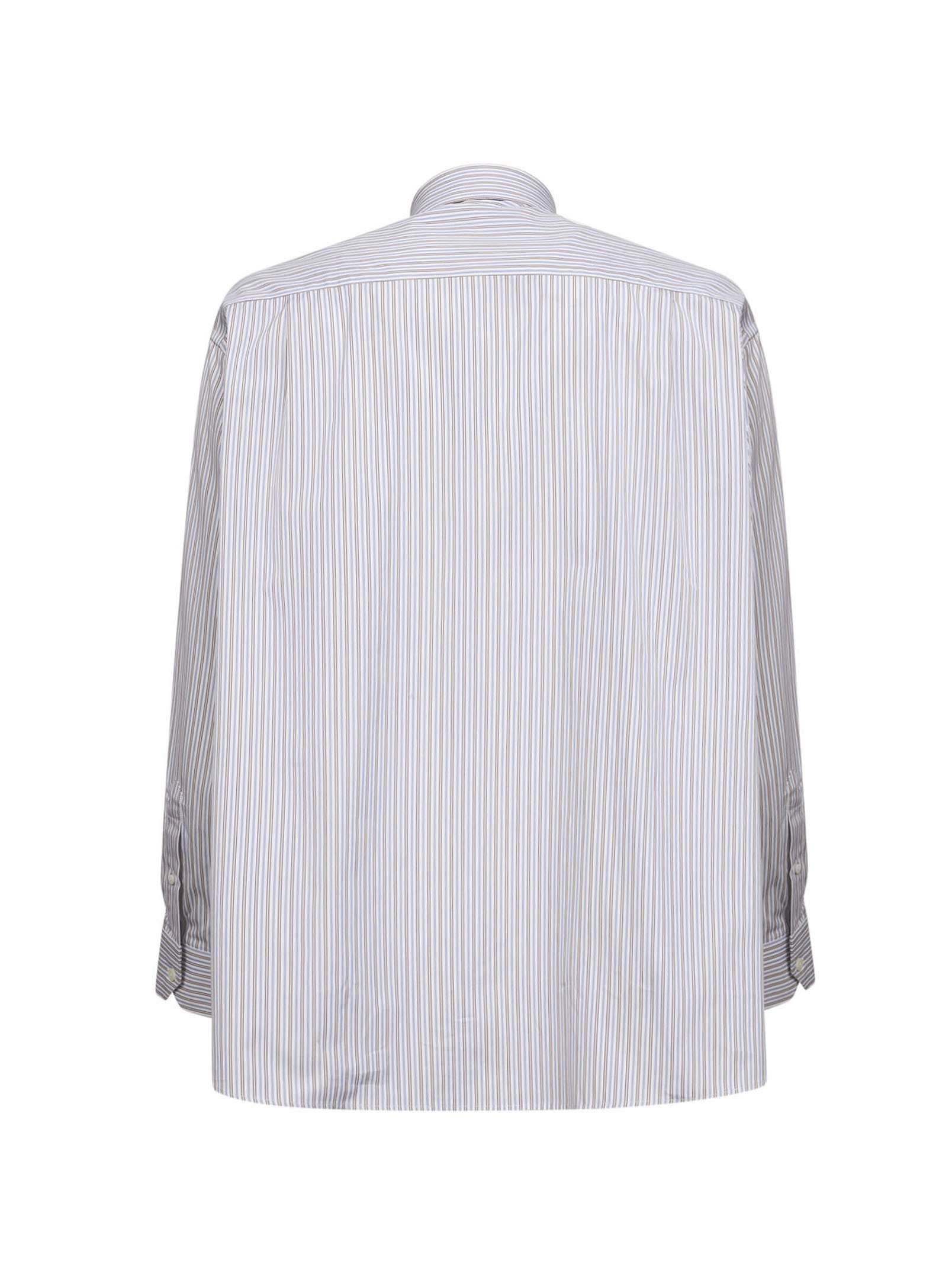 Prada Long-sleeved Shirt In Neutral