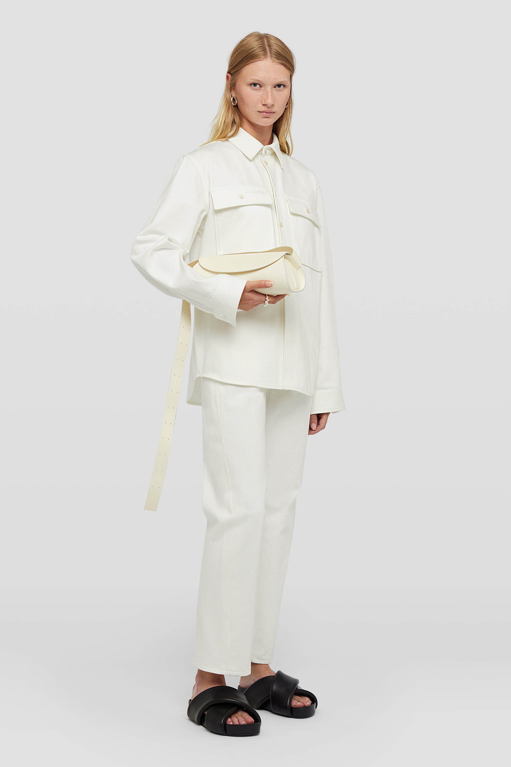 Jil Sander Jeans In White