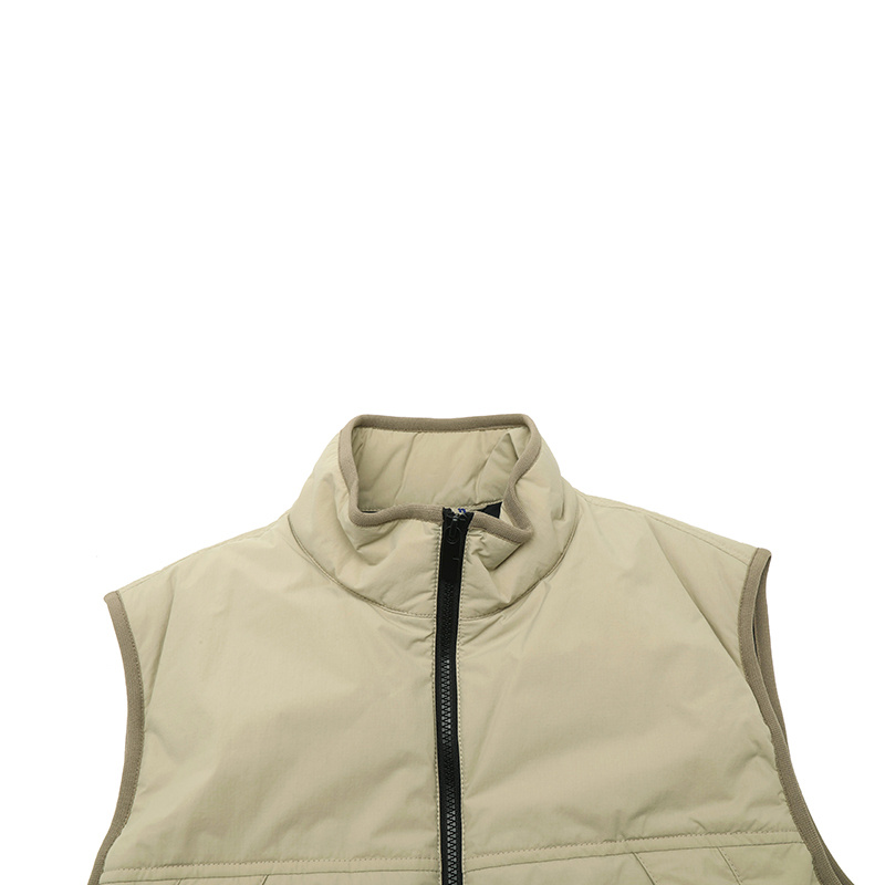 Burberry Zippered Vest In Nude