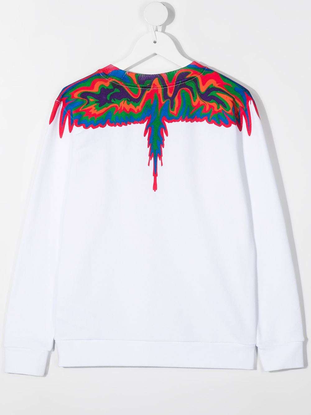 Marcelo Burlon County Of Milan Graphic Print Sweatshirt In White