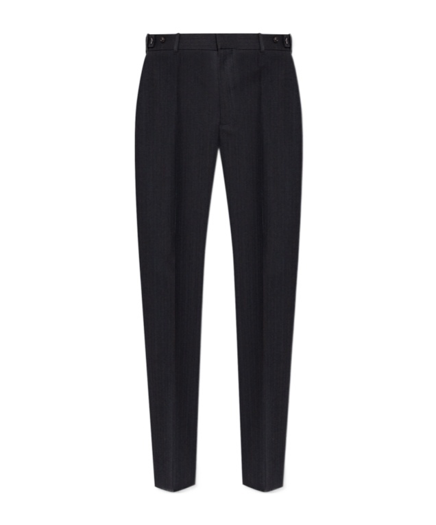 Bottega Veneta Belt-loop Casual Pants In Black