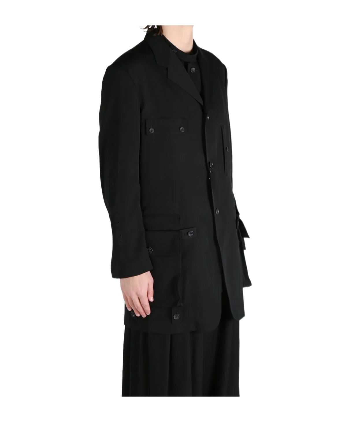 YOHJI YAMAMOTO BUTTONED CASUAL JACKET