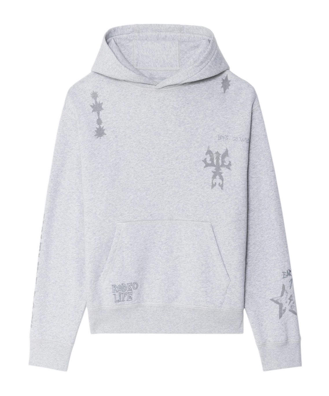 Zadig & Voltaire Long Sleeve Sweatshirt In Gray