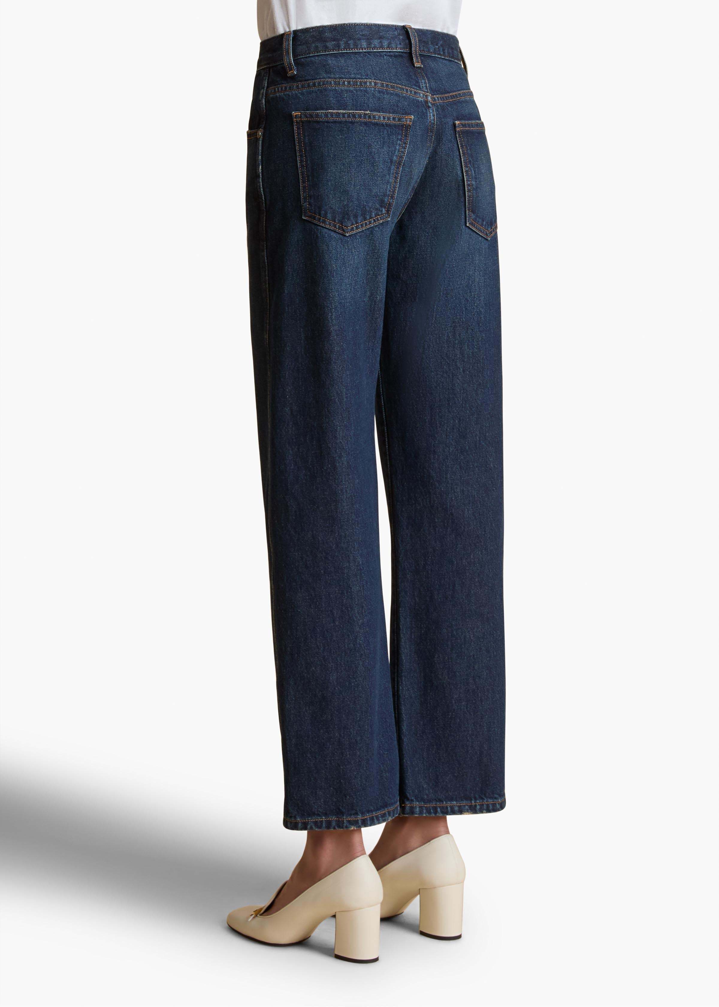Khaite Kerrie Jeans In Black