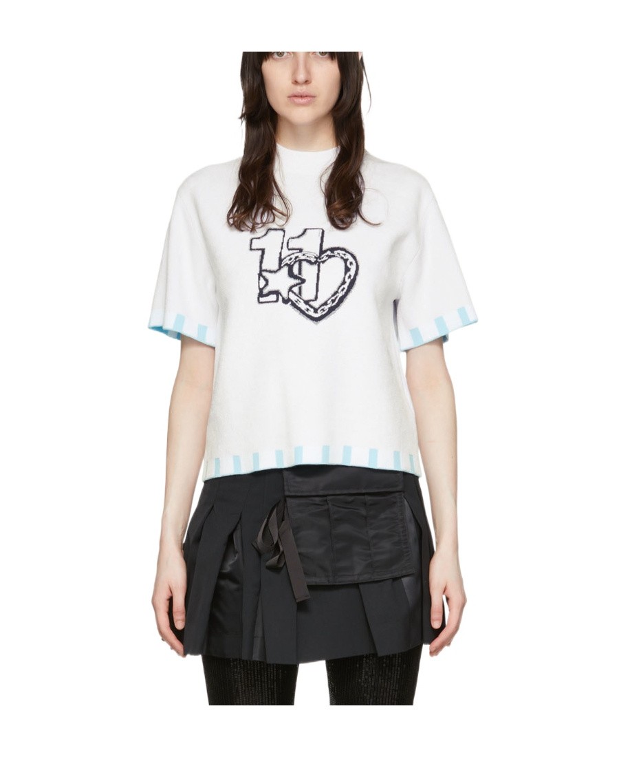 We11 Done Printed T-shirt In White