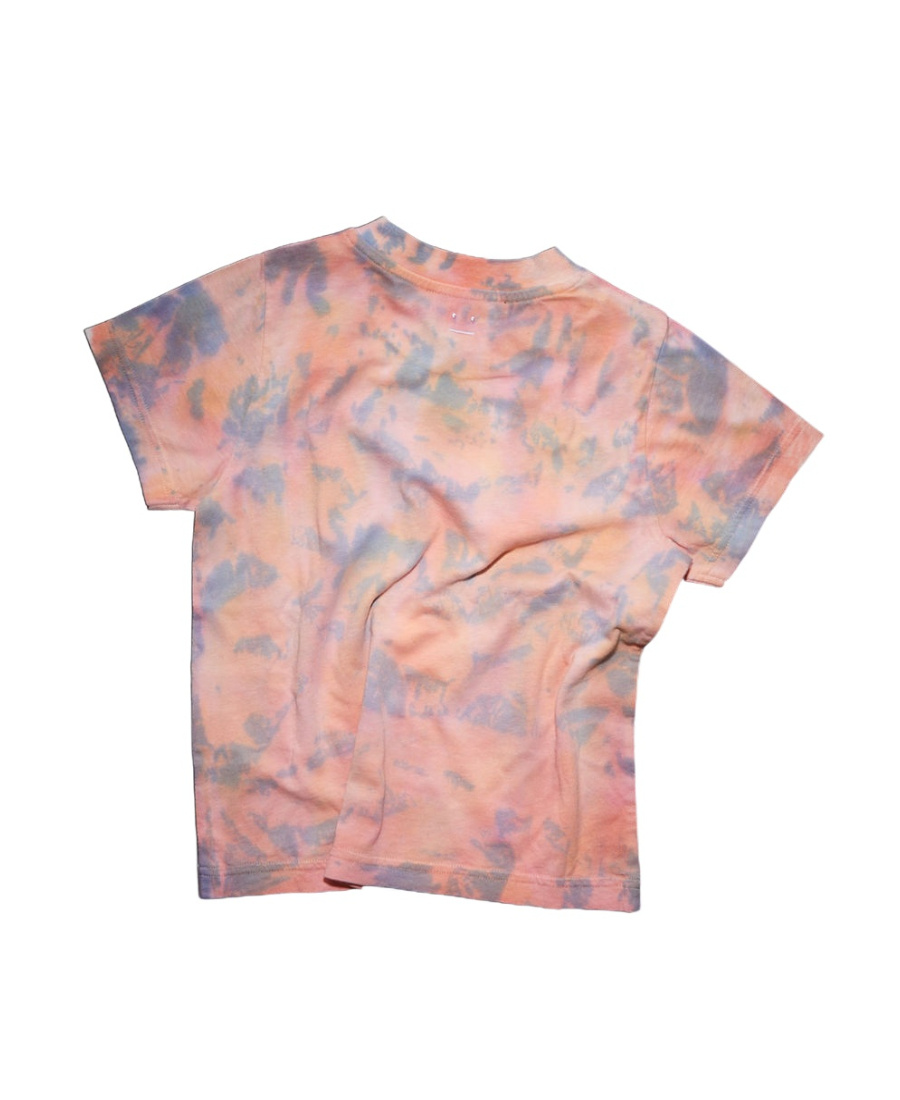 Acne Studios Face-patch Tie Dye-print Cotton-jersey T-shirt 3-10 Years In Pink