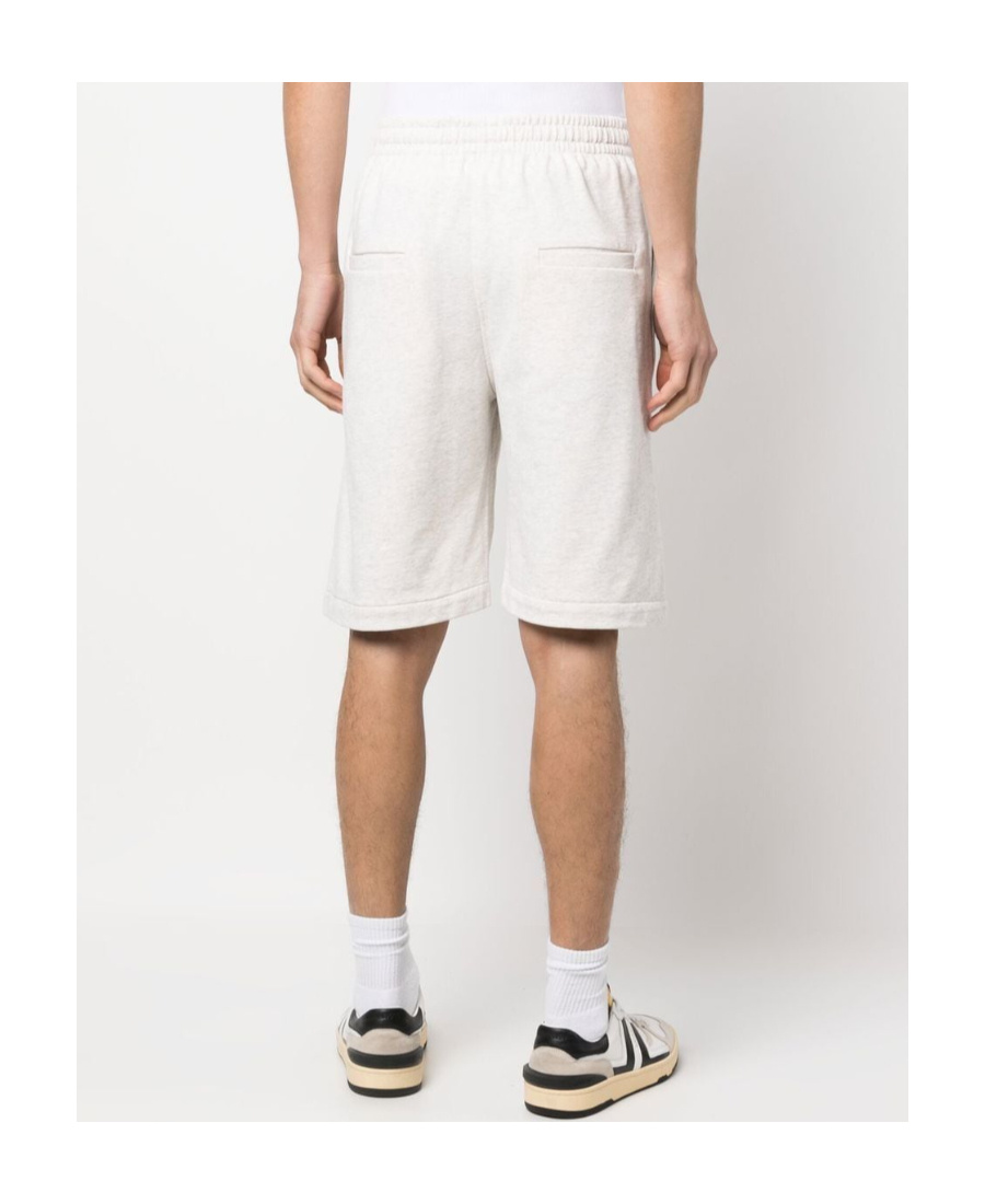 Isabel Marant Logo-patch Drawstring Track Shorts In White