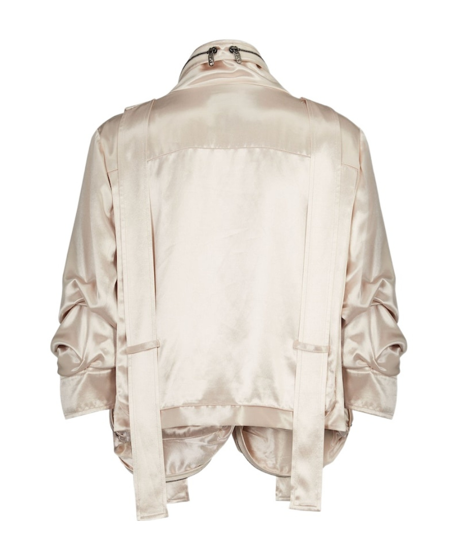 Fendi Ff Pocket-detail Jacket In White
