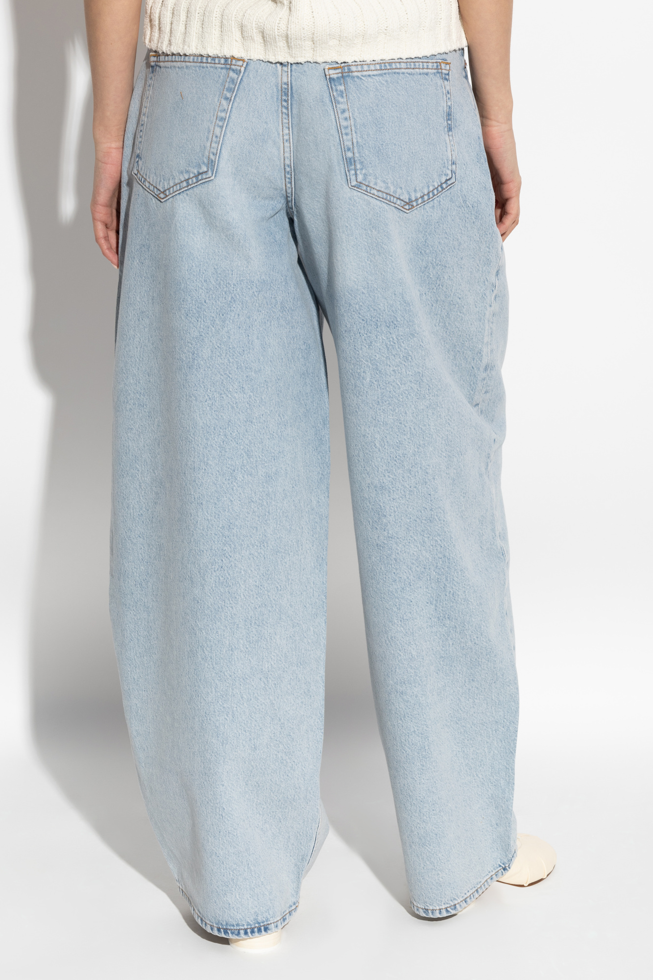 Samsoe & Samsoe Samsoe Samsoe Relaxed Fit Jeans In Gray