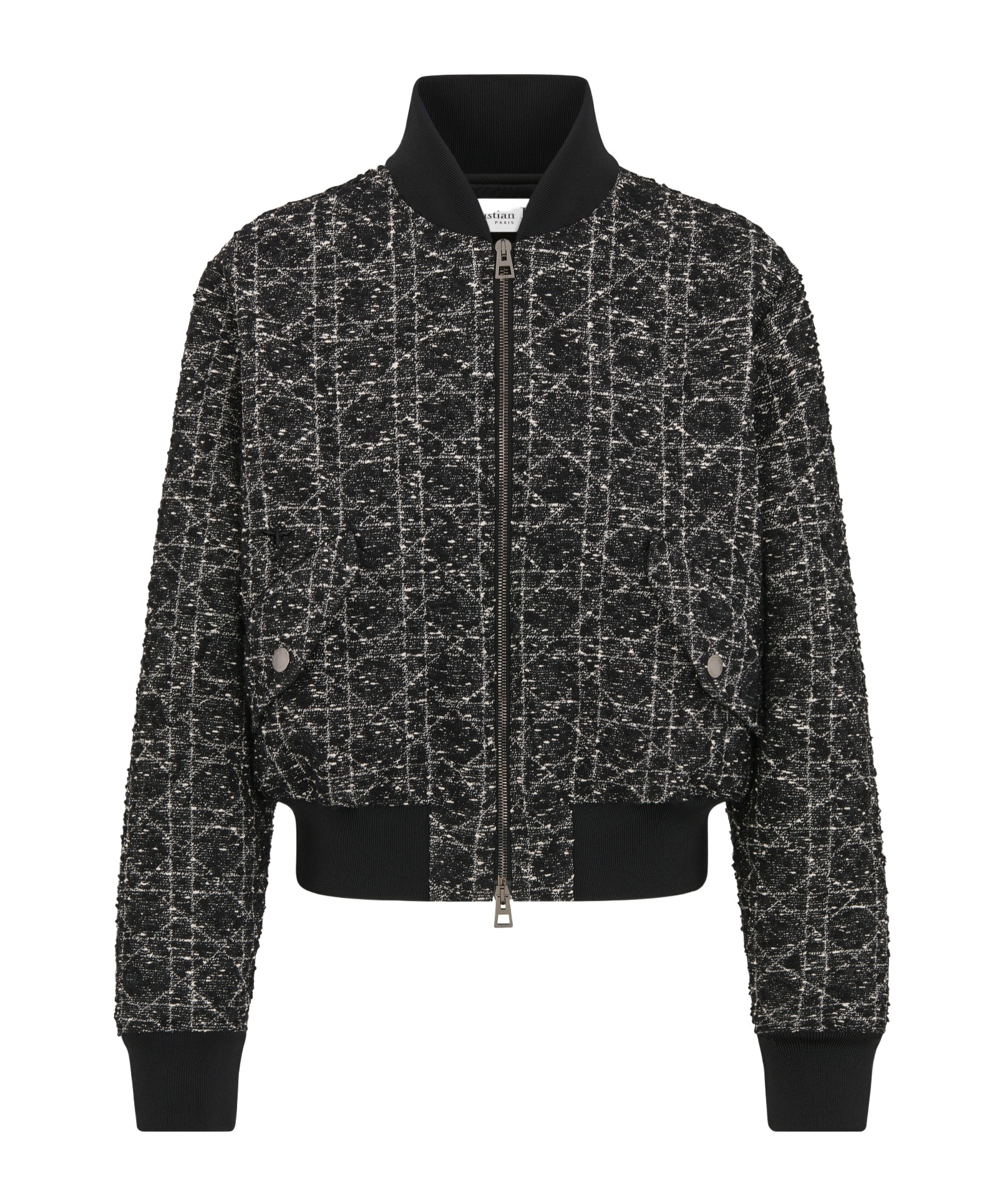 Dior Macrocannage Bomber Jacket In Black