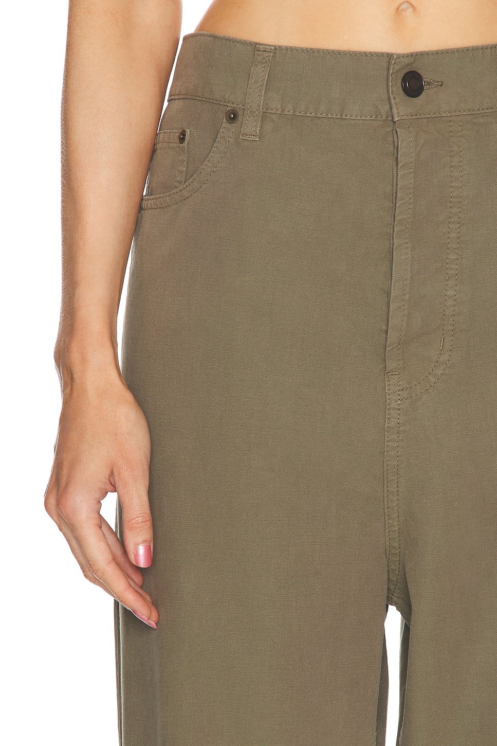 Saint Laurent Tapered Jeans In Gray