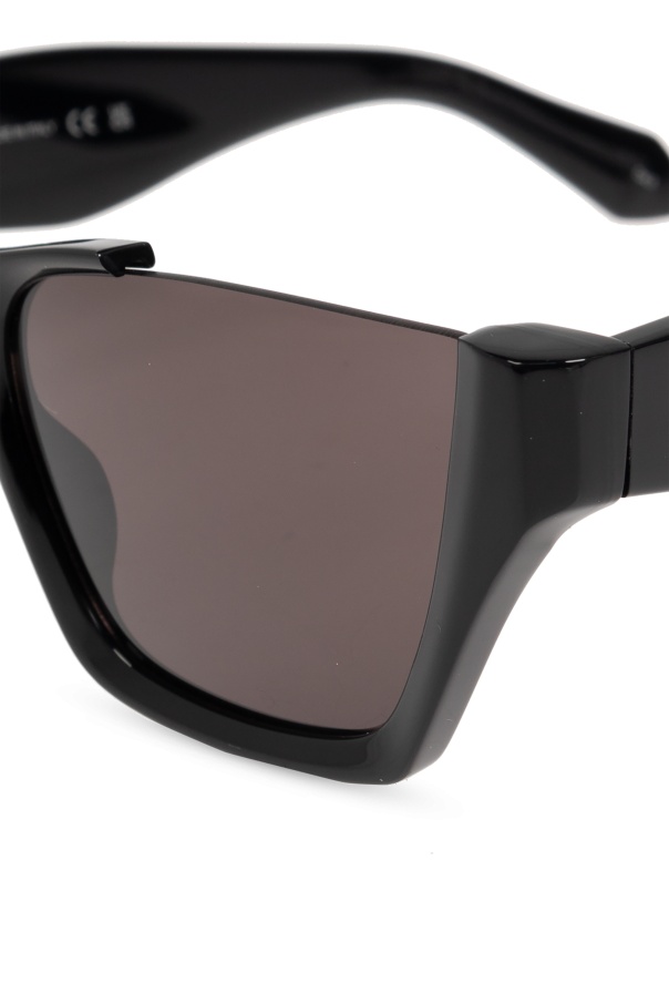 Alaïa Logo Sunglasses In Gray