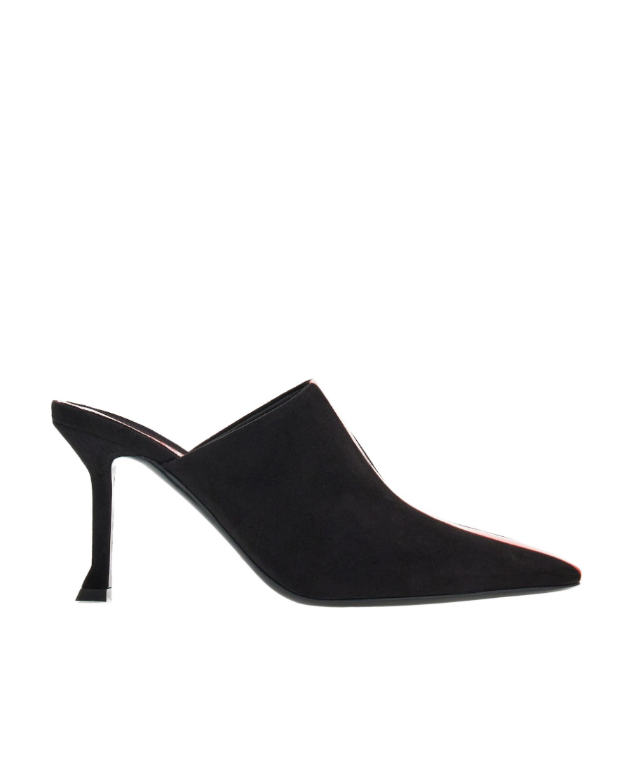 Shop Ferragamo Open-heel Muller Shoes In Black