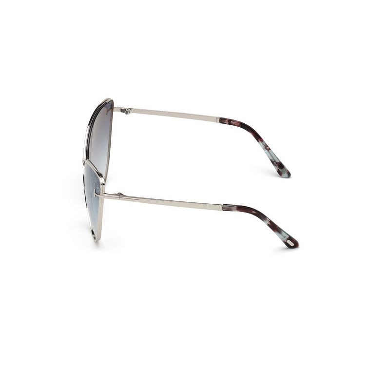 Tom Ford Logo Sunglasses In Gray