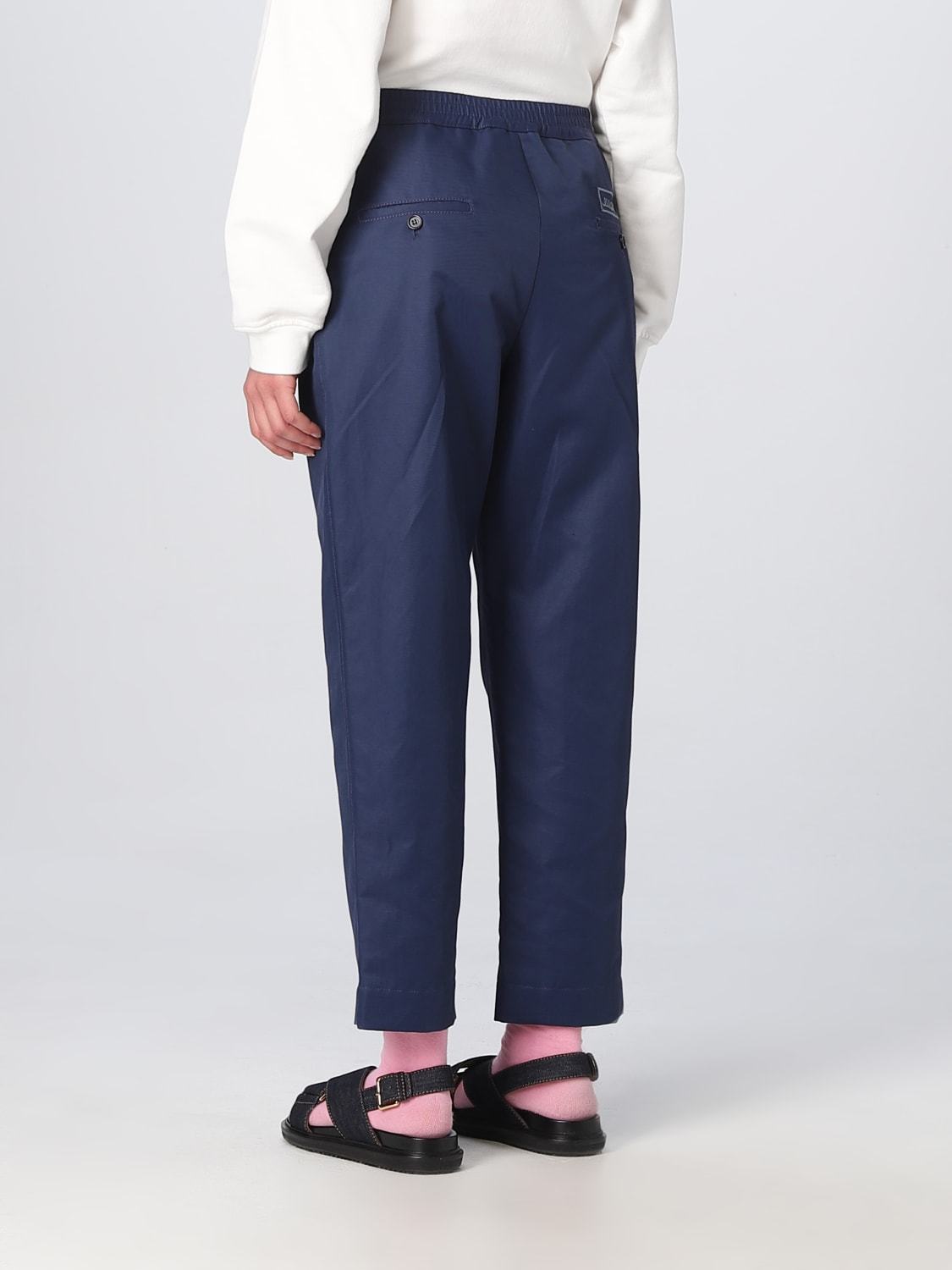 Marni Straight-fit Trousers In Blue