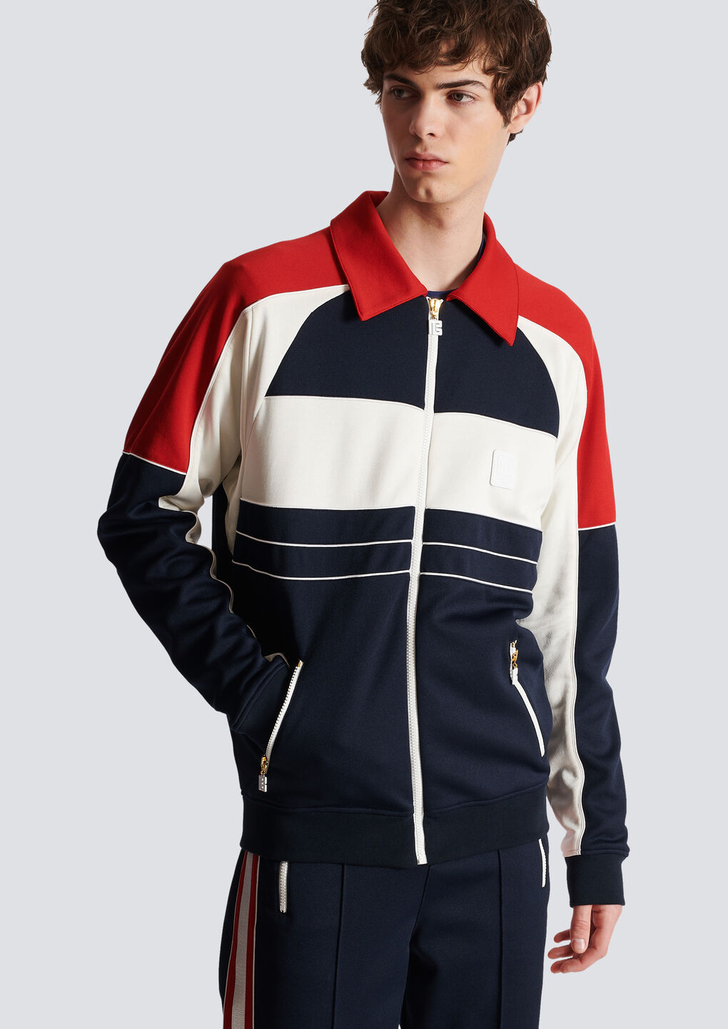 Shop Balmain '70s Jacket In Black