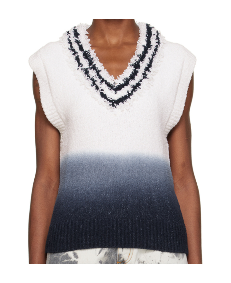 Eytys Onassis Vest Sweater In White