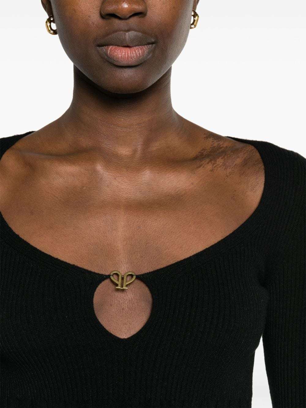 Philosophy Di Lorenzo Serafini Suéter Con Escote Barco - Negro In Black