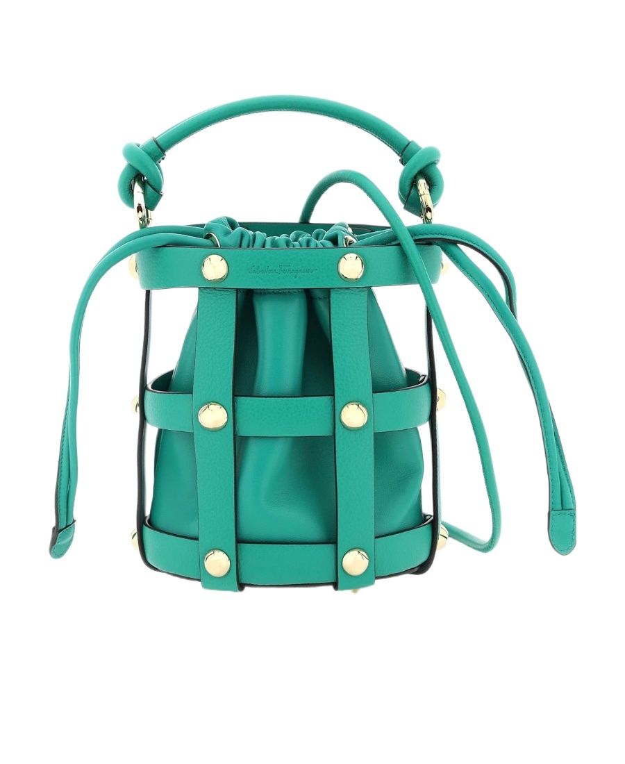 FERRAGAMO ROPE STRAP SHOULDER BAG